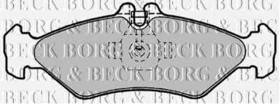 BORG & BECK bbp1491 -  Комплект тормозных колодок, дисковый тормоз